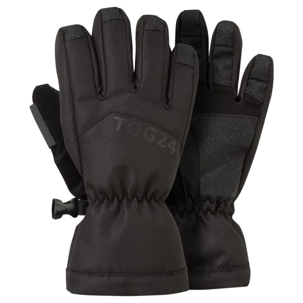 TOG24 Childrens/Kids Anderton Ski Gloves / Black